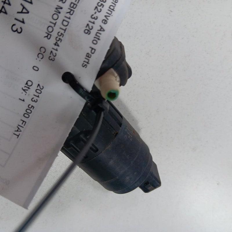 Fiat 500 Windshield Washer Wash Fluid Reservoir Motor Pump Electric  2