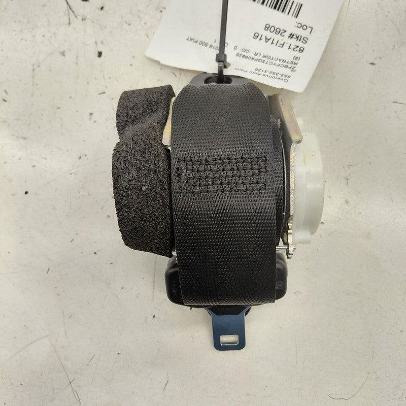 Fiat 500 X Model   Seat Belt Strap Retractor Left Driver Rear Back  20