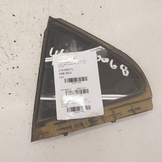 Left Rear Door Vent Glass Window Fits 14-20 Lexus IS350