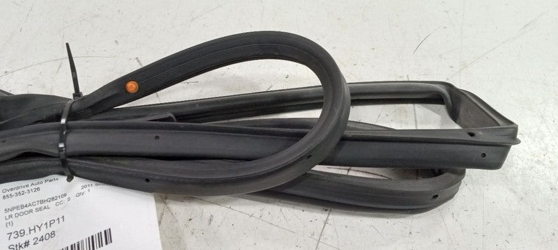 Hyundai Sonata On Door Seal Rubber Left Rear Back 2011 2012 2013 OEM