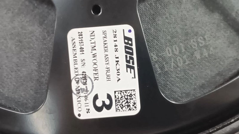 Infiniti G37 Speaker Right Passenger Front  2009 2010 2011 2012 2013 O