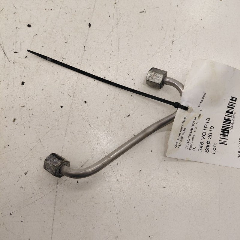 Volvo S60 Gas Fuel Line  2.0 2018 2017 2016