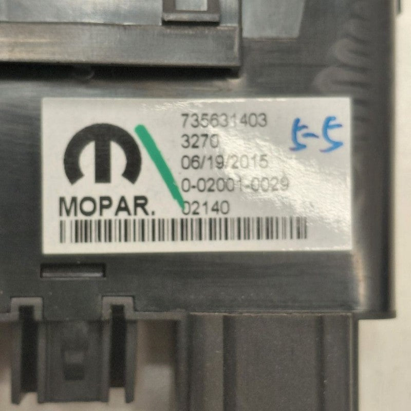 Fiat 500 X Model   USB Plug In Hub Port  2016 2017