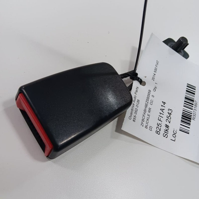 Fiat 500 Seat Belt Buckle Latch Right Passenger Rear Back  2014 2015 2016