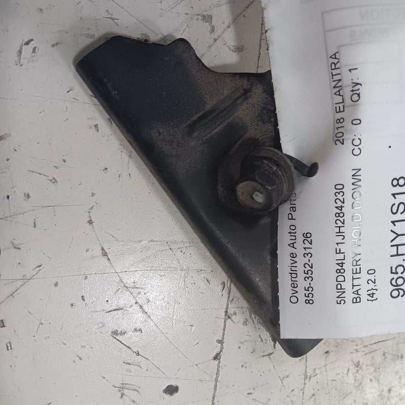 Hyundai Elantra Battery Hold Down  2017 2018 2019 2020 OEM