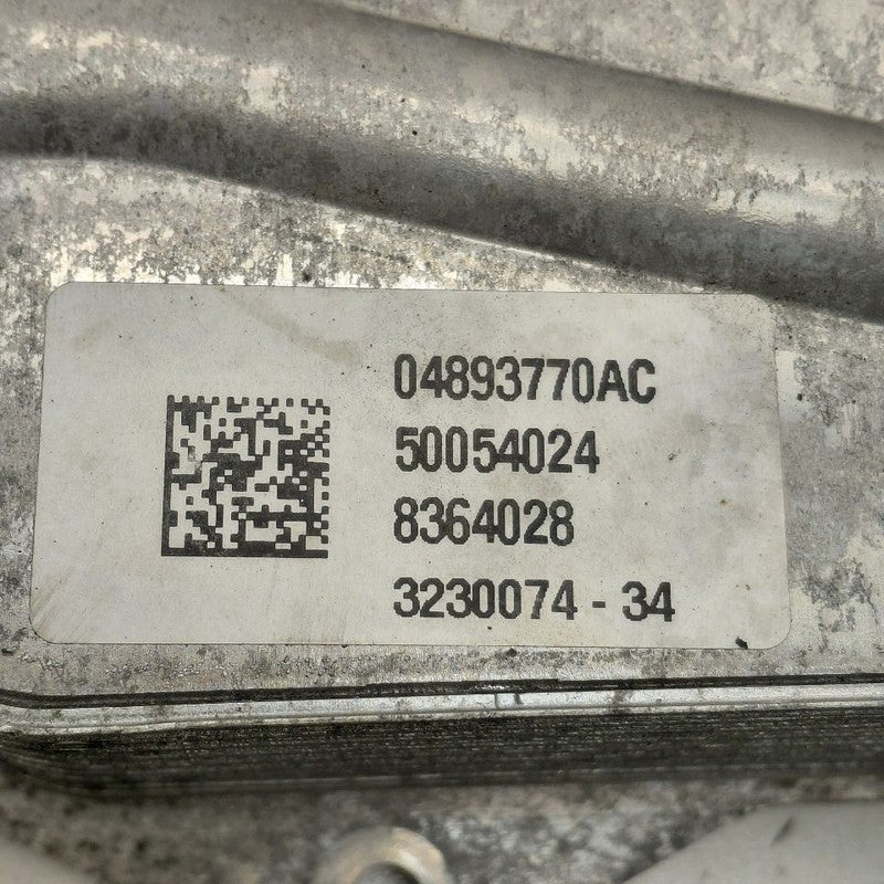 Alfa Romeo Stelvio Engine Oil Cooler  2.0 2018 2019 2020 2021