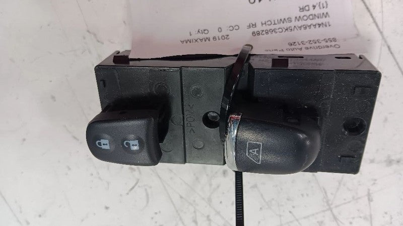 Nissan Maxima Power Window Switch Right Passenger Front  2018 2019 202