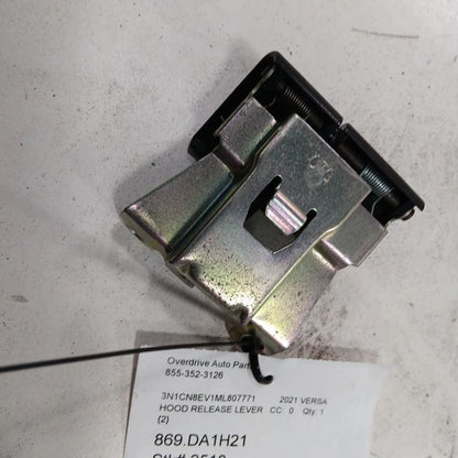 Nissan Versa Hood Latch Release Handle Lever Switch  2023 2022 2021 2020