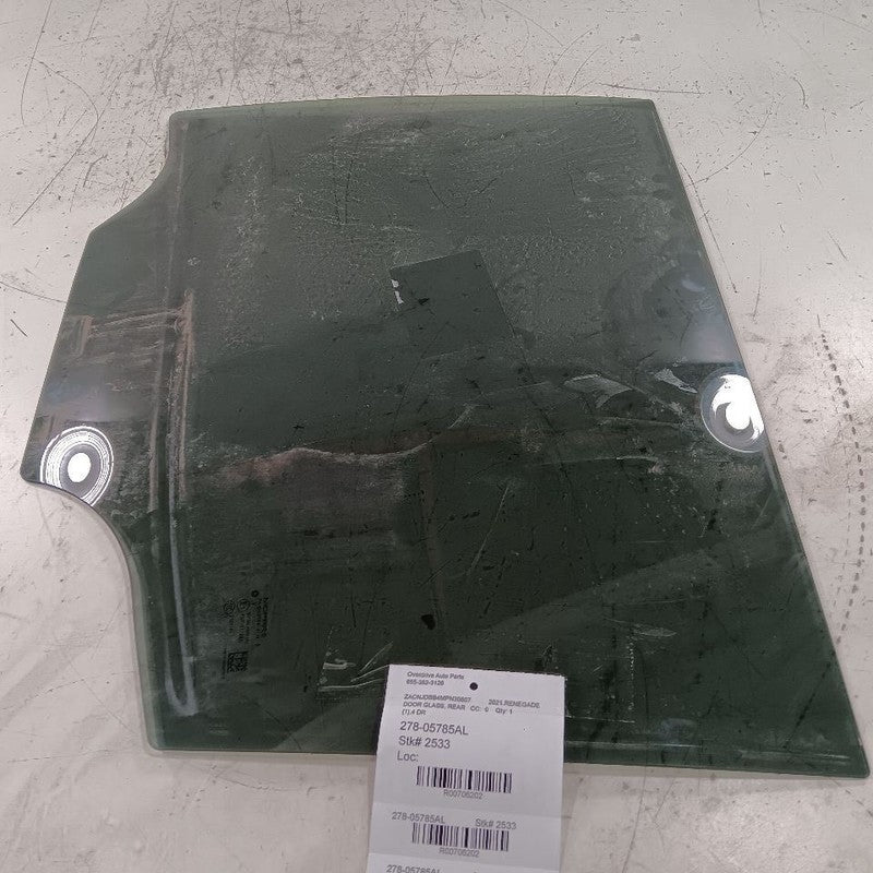 Driver Left Rear Door Window Glass Fits 15-23 Jeep Renegade OEM