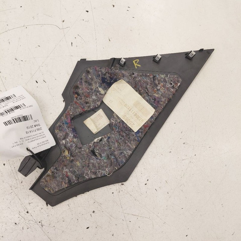 2018 Fiat 500 X Model Passenger Right Side Center Console Trim