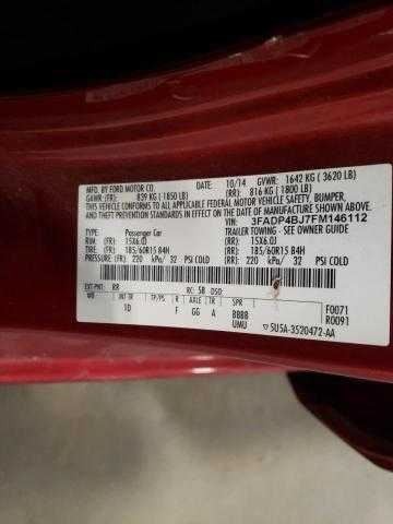 Ford Fiesta Door Glass Window Seal Rubber Right Passenger Rear Back 20