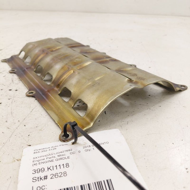 Kia Sorento Engine Baffle 3.3 2018 2017 2016