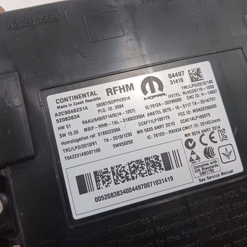 Jeep Renegade Tire Pressure Control Module {A2C90482314}  2021 2020 2019