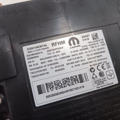 Jeep Renegade Tire Pressure Control Module {A2C90482314}  2021 2020 2019