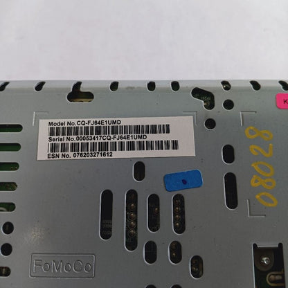 Audio Equipment Radio Receiver AM-FM-CD-MP3 Single Disc 15-18 Ford Edg