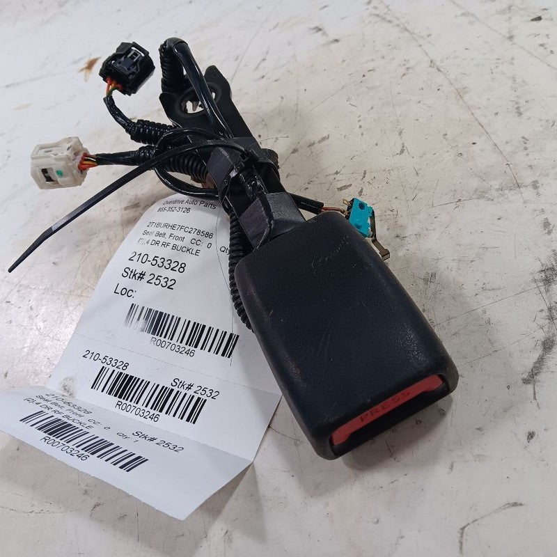 Seat Belt Front Sedan Passenger Buckle Fits 14-19 COROLLA