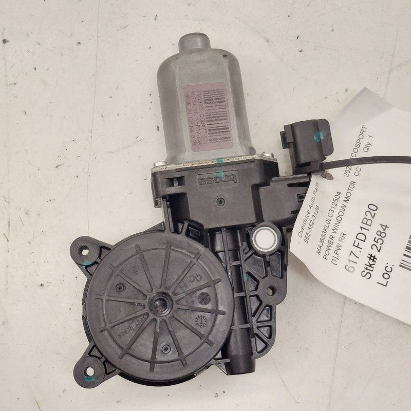 Ford Ecosport Passenger Right Rear Power Window Motor 2020 2021 2022 O