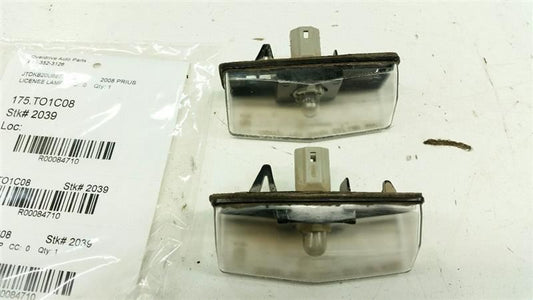 2008 Toyota Prius License Plate Light Lamp 2005 2006 2007
