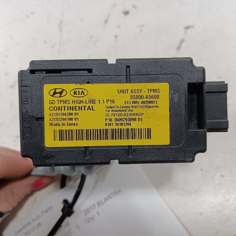 95800A5600 Suspension TPMS Control Module Fits 16-17 Hyundai Elantra