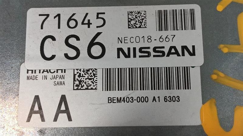 Engine ECM Electronic Control Module 2.5L VIN 5 Fits 14-17 ROGUE OEM