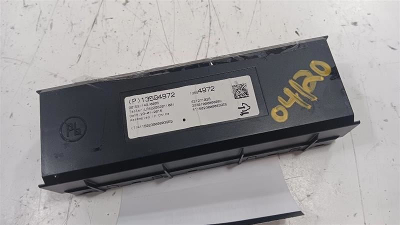 13594972 Temperature Module Under Center Dash ID 13594972 Fits 15 Buick Encore