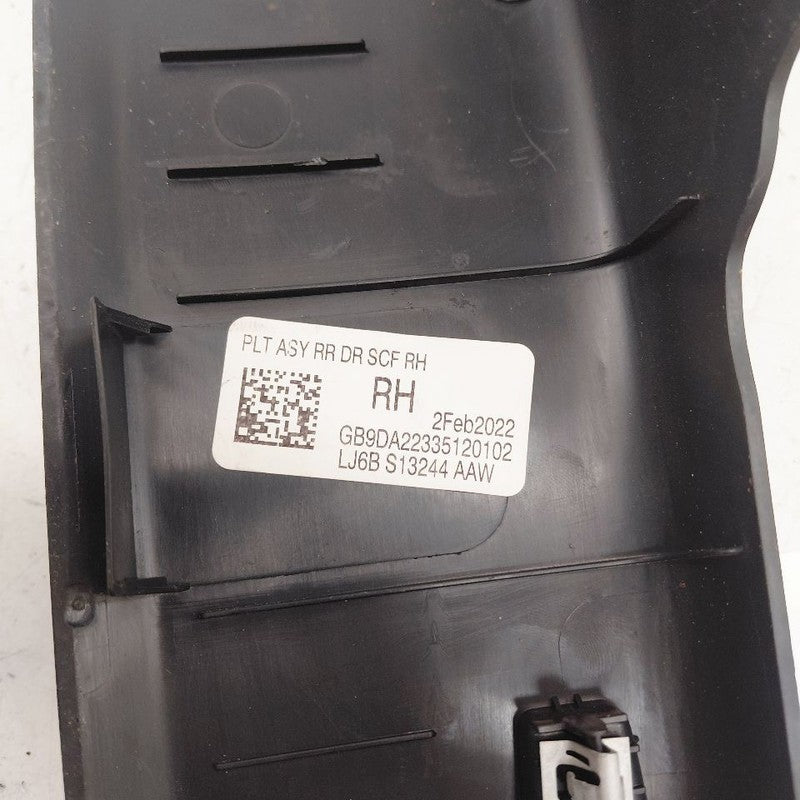 Ford Escape Sill Trim Plate Door Jam Threshold Right Passenger Rear  2