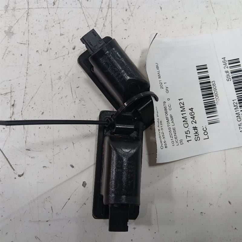 Chevy Malibu License Plate Lights Lamps  2019 2020 2021 2022 2023 2024