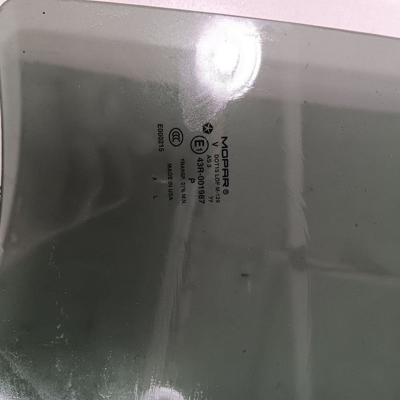 Driver Left Rear Door Glass Window Fits 14-23 Jeep Cherokee