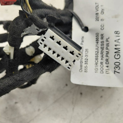 Chevy Volt Door Harness Wire Wiring Right Passenger Rear  2019 2018 20