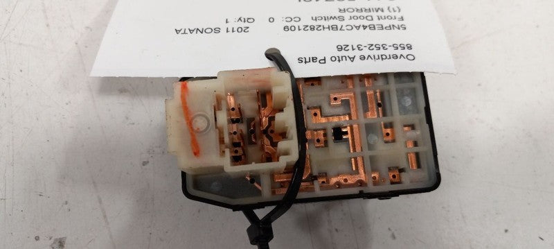 Driver Left Front Door Switch Driver's Mirror VIN 5 Hybrid Fits 11-15 