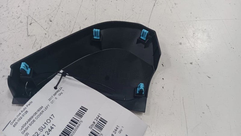 Subaru Impreza Dash Side Cover Left Driver Trim Panel  2017 2018 2019 2020 2021 