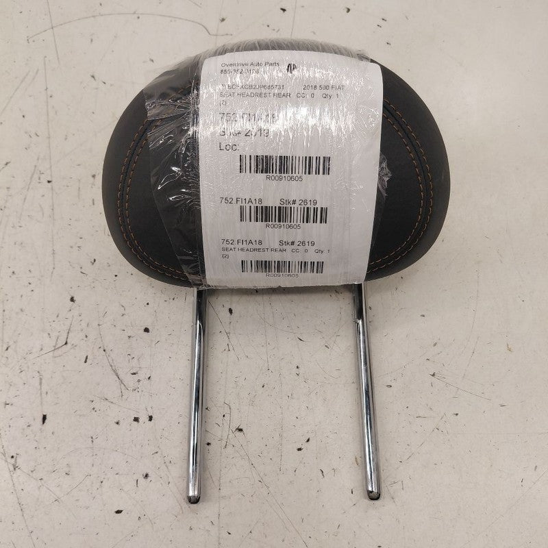 2018 Fiat 500 X Model Seat Headrest Rear Back Seat Head Rest