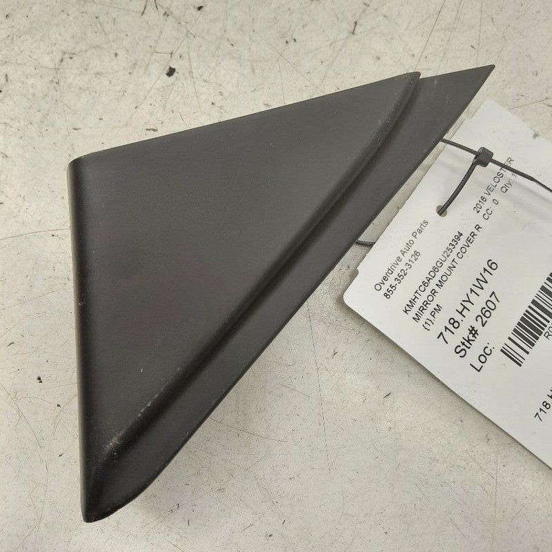 Hyundai Veloster Mirror Mount Cover Door Trim Right Passenger  2017 20