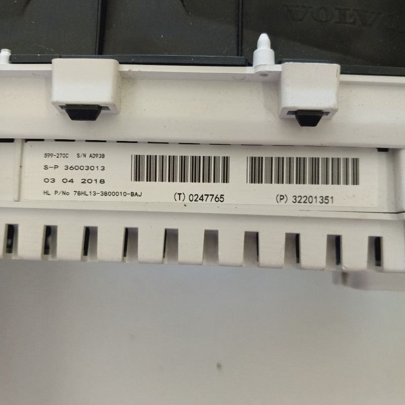Speedometer Gauge Cluster Virtual Display ID 36003013 Fits 16-18 Volvo