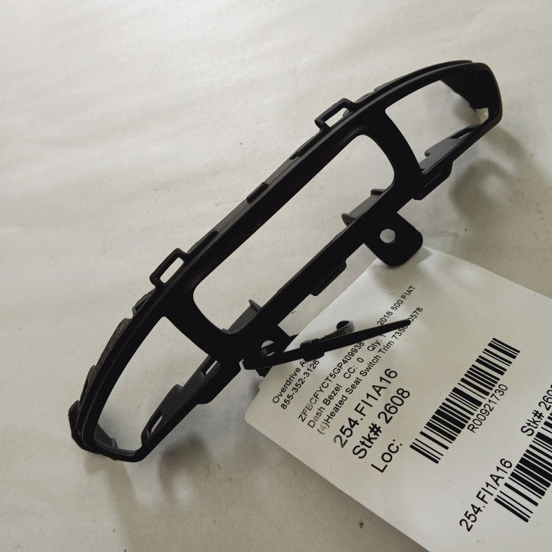 Fiat 500 X Model   Heated Seat Switch Trim Bezel {735600578} 2016 2017