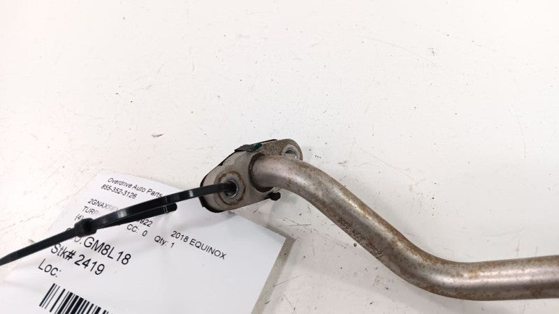 Chevrolet Equinox Super Turbo Charger Oil Line Hose Tube 2018 2019 OEM