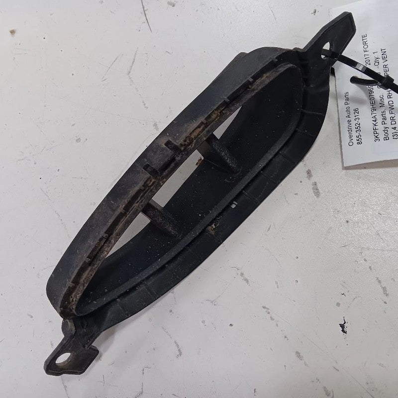 Kia Forte Passenger Right Side Bumper Vent 2015 2016 2017 2018