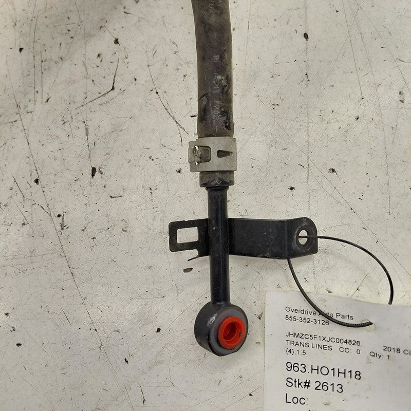 Honda Clarity Automatic Transmission Oil Cooler Line Tube Hose  2018 2