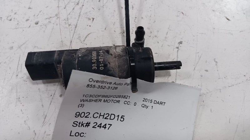 Dodge Dart Windshield Washer Wash Fluid Reservoir Motor Pump Electric  2013 2014