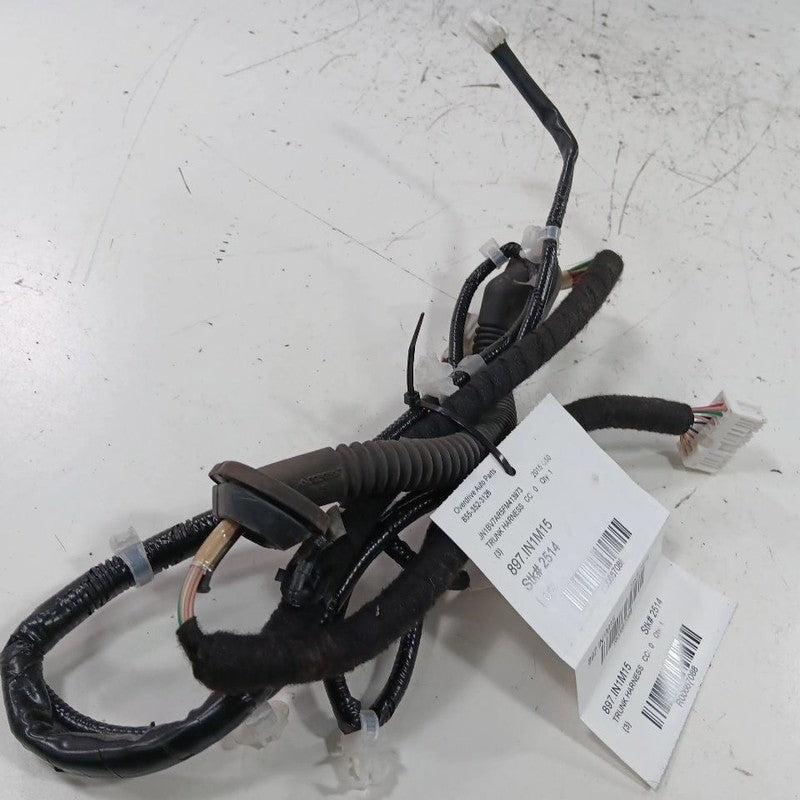 INFINITI Q50 Rear Back Trunk Lid Hatch Wire Wiring Harness  2014 2015 