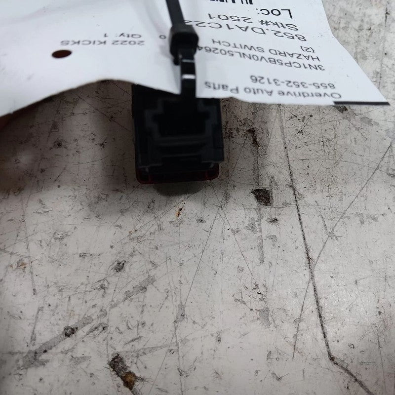 Nissan Kicks Hazard Switch 4 Way Flasher Button  2021 2022 2023 2024