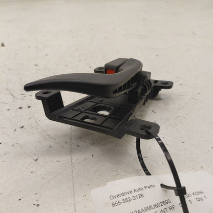 Hyundai Kona Door Handle Right Passenger Front Interior Inside  2021 2