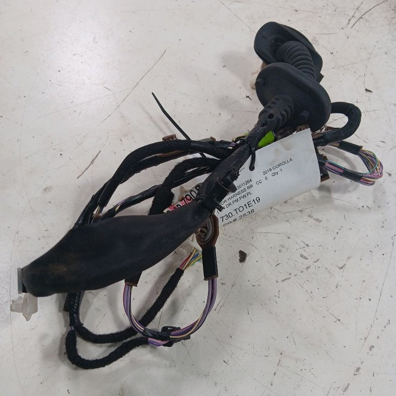 Toyota Corolla Door Harness Wire Wiring Right Passenger Rear  2019 2020 2021