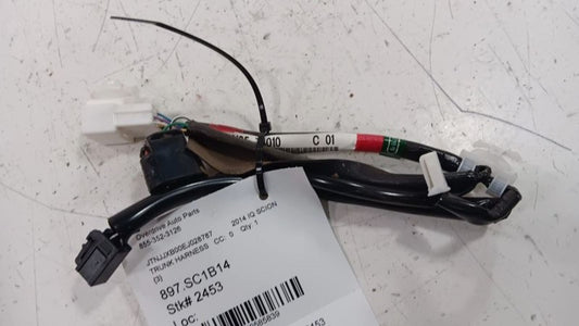 Toyota Scion IQ Rear Back Trunk Lid Hatch Wire Wiring Harness  2011 2012 2013 20