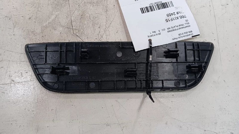 Kia Forte Sill Trim Plate Door Jam Threshold Right Passenger Rear  201