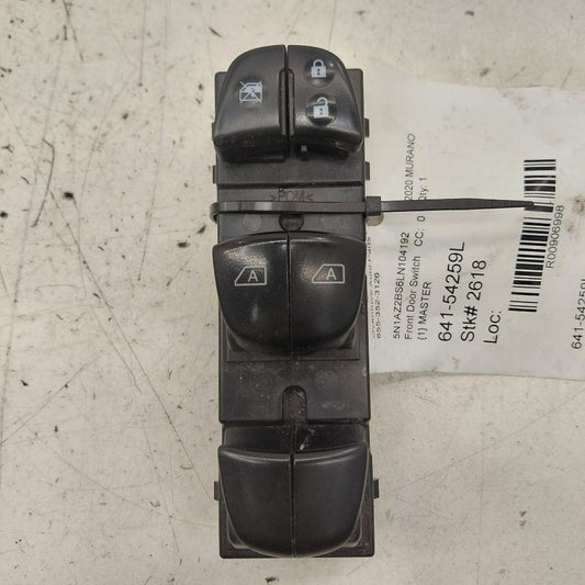 Driver's Front Door Lock And Window Switch Fits 15-24 Nissan Murano