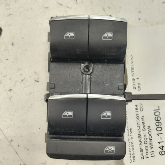 Driver Left Front Door Window Switch Fits 18-24 Alfa Romeo Stelvio