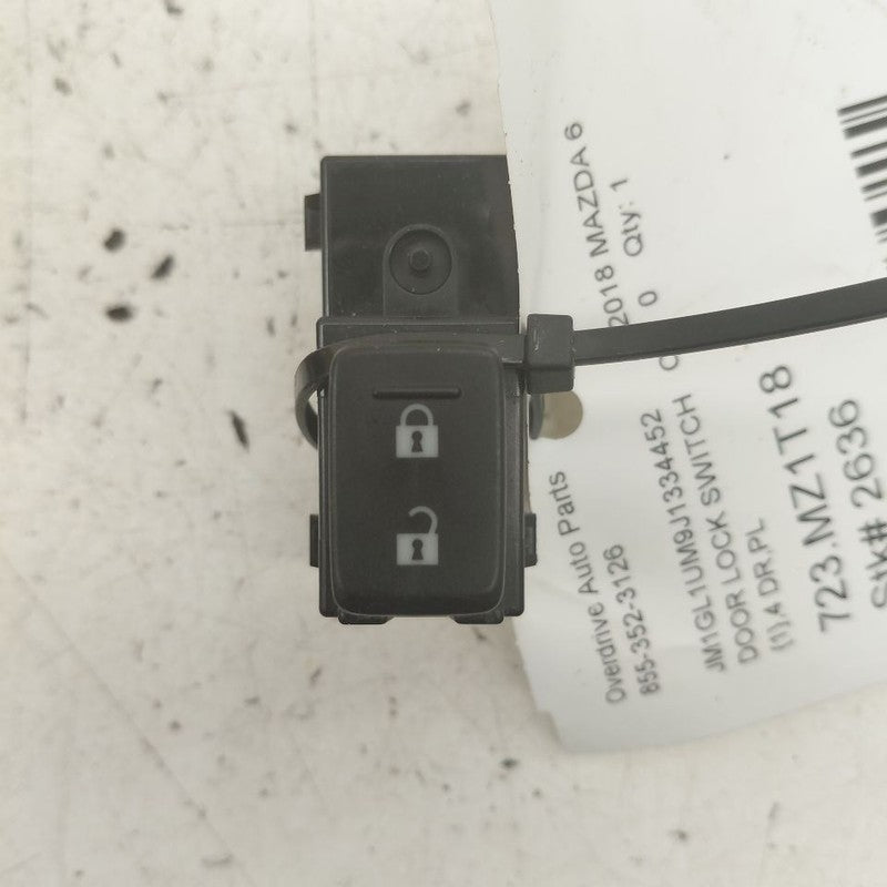 Mazda 6 Power Door Lock Switch  2018 2019 2020 2021