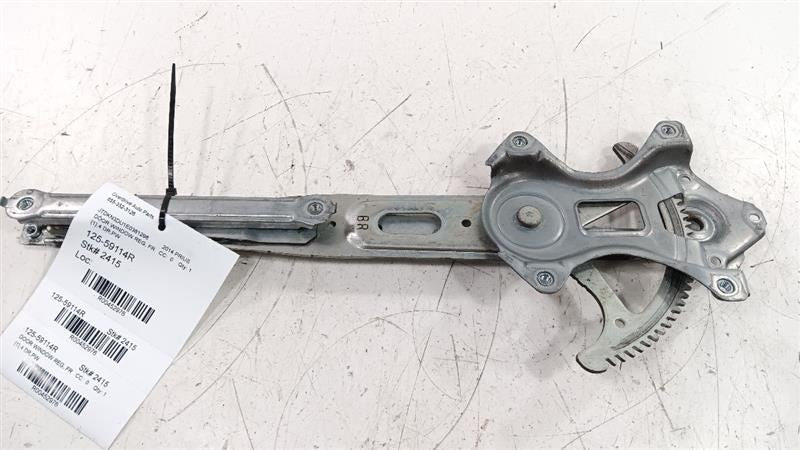 6980152070 Passenger Right Window Regulator Track Only Windows Fits 04-15 PRIUS 
