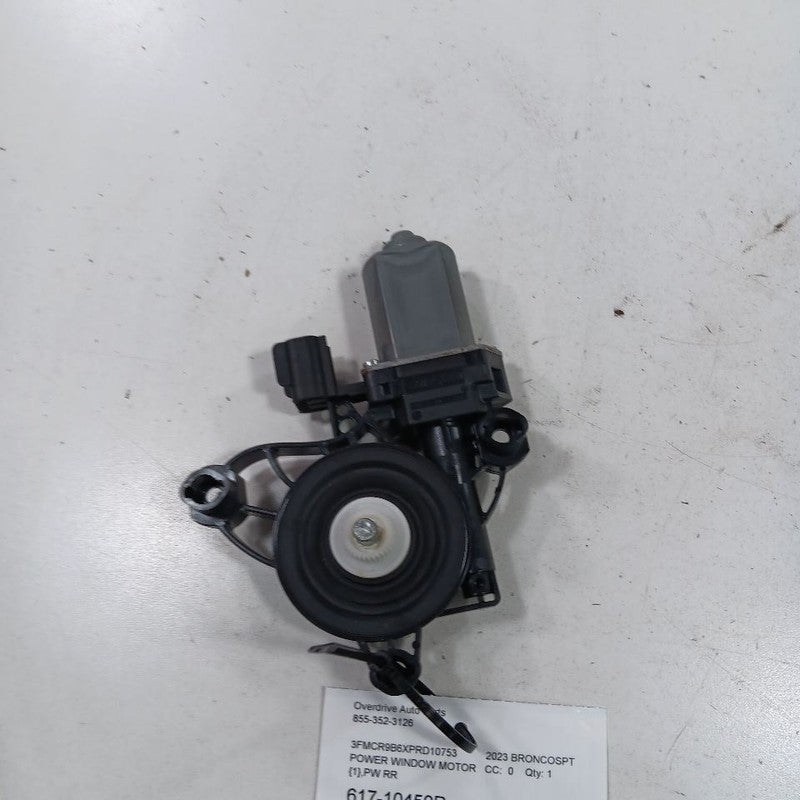 Passenger Right Rear Power Window Motor Automatic Down 21-22 Ford Bron